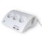 Ewent EW3935 Desktop Stekkerdoos met 2 USB poorten Wit