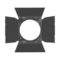 Afbeelding van Godox Fresnel barndoor for 10 inch lens