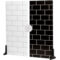 V-Flat World Duo-Board Double-Sided Background White Subway Tile/Ebony Subway Tile