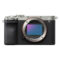 Sony A7C II systeemcamera Zilver + 24-50mm voorkant