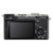 Sony A7C II systeemcamera Zilver + 50mm f/2.5 G achterkant