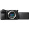 Sony Alpha A6700 systeemcamera Zwart + 50mm f/1.8 Portretkit scherm uitgeklapt voorkant