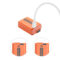 SmallRig 4965 NP-FW50 USB-C Rechargeable Camera Battery Oranje