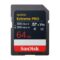 SanDisk 64GB SDXC Extreme Pro 300MB/s V90 UHS-II geheugenkaart