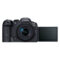 Canon EOS R7 systeemcamera + RF-S 18-150mm f/3.5-6.3 voorkant scherm uitgeklapt