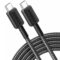 Anker 322 (60W) Gevlochten USB-C naar USB-C Kabel 0.9m Zwart