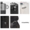 SmallRig 5208 Universal Leather Camera Shoulder Strap Black compatibiliteit met verschillende soorten camerabevestigingspunten in close-up